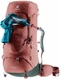 DEUTER AIRCONTACT LITE 45+10SL WOMENS HIKING PACK -Wildernessshop Shop 3340223 5215 AircontactLite45plus10SL caspia ivy D 10 scaled 1
