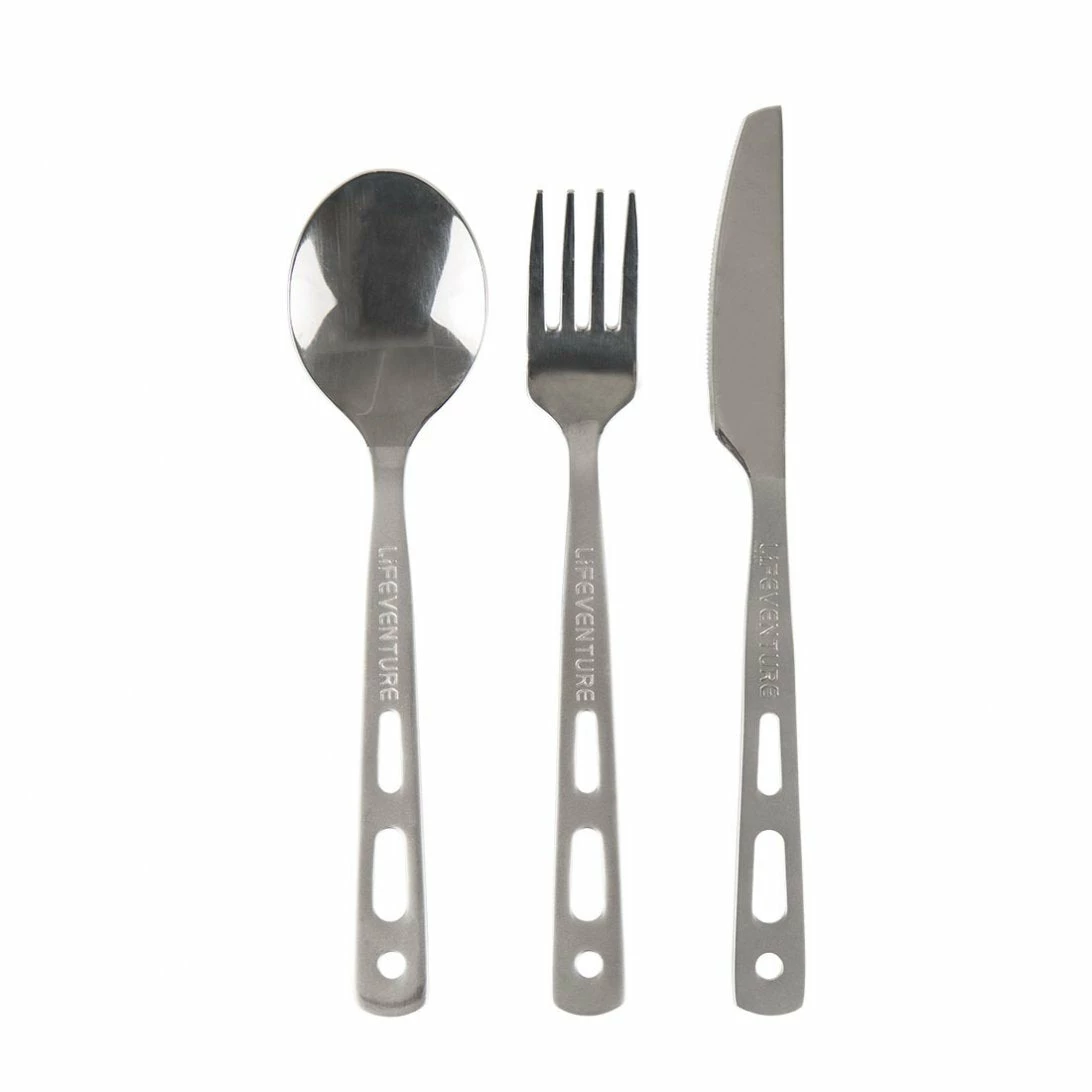LIFESYSTEMS LIFEVENTURE S/STEEL CUTLERY SET 1 LIFESYSTEMS LIFEVENTURE S/STEEL CUTLERY SET