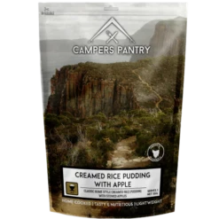 CAMPERS PANTRY CREAMED RICE PUDDING WITH APPLE DOUBLE SERVE 100g