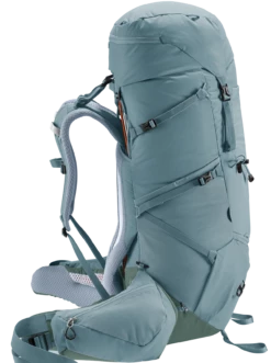 DEUTER AIRCONTACT CORE 55 +10 WOMENS HIKING PACK -Wildernessshop Shop Deuter aircontact core 55 10 sl Ivy shale 3