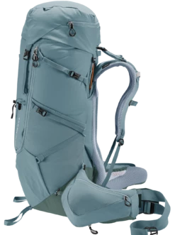 DEUTER AIRCONTACT CORE 55 +10 WOMENS HIKING PACK -Wildernessshop Shop Deuter aircontact core 55 10 sl Ivy shale 5