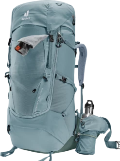 DEUTER AIRCONTACT CORE 55 +10 WOMENS HIKING PACK -Wildernessshop Shop Deuter aircontact core 55 10 sl Ivy shale 8