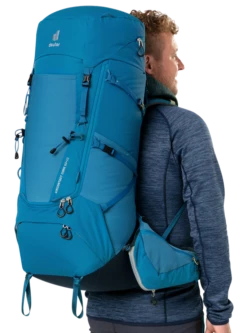 DEUTER AIRCONTACT CORE 60+10 MENS HIKING PACK -Wildernessshop Shop Deuter aircontact core 60 10 reef ink 12