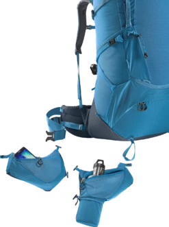 DEUTER AIRCONTACT CORE 60+10 MENS HIKING PACK -Wildernessshop Shop Deuter aircontact core 60 10 reef ink 9