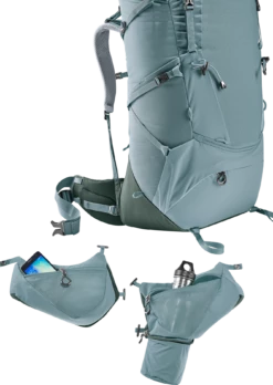 DEUTER AIRCONTACT CORE 65 +10 WOMENS HIKING PACK 21 DEUTER AIRCONTACT CORE 65 +10 WOMENS HIKING PACK -Wildernessshop Shop Deuter aircontact core 65 10 sl shale ivy 11