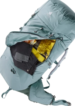 DEUTER AIRCONTACT CORE 65 +10 WOMENS HIKING PACK 22 DEUTER AIRCONTACT CORE 65 +10 WOMENS HIKING PACK -Wildernessshop Shop Deuter aircontact core 65 10 sl shale ivy 12