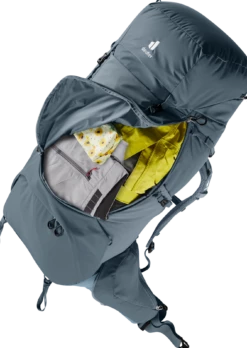 DEUTER AIRCONTACT CORE 70+10 MENS HIKING PACK -Wildernessshop Shop Deuter aircontact core 70 10 graphite 11