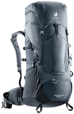 DEUTER AIRCONTACT LITE 50+10 MENS HIKING PACK -Wildernessshop Shop Deuter aircontact lite 50 10 graphite 4