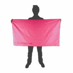 LIFESYSTEMS LIFEVENTURE SOFTFIBRE TREK TOWEL X-LARGE -Wildernessshop Shop LifeSystems softfibre travel towel pink xlarge 5