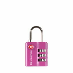LIFESYSTEMS LIFEVENTURE TSA COMBI LOCK -Wildernessshop Shop LifeSystems tsa combi lock pink 1