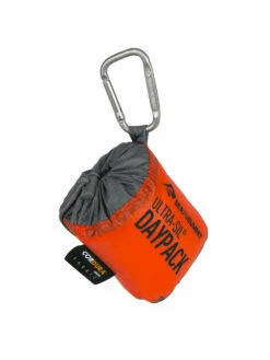 SEA TO SUMMIT ULTRASIL DAYPACK -Wildernessshop Shop STS ultrasil daypack orange packed