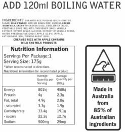 CAMPERS PANTRY CREAMED RICE PUDDING WITH APPLE DOUBLE SERVE 100g -Wildernessshop Shop Screen Shot 2019 02 25 at 9.16.56 am 800x 9e245315 6f9c 4ac2 825c dd0c59f7e4c3