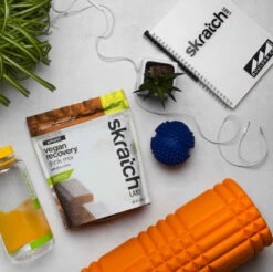 SKRATCH LABS Sport Vegan Recovery Drink Mix, Chocolate, 708g, 12 Serves -Wildernessshop Shop Sport Vegan Recovery Drink Mix Chocolate 708g4