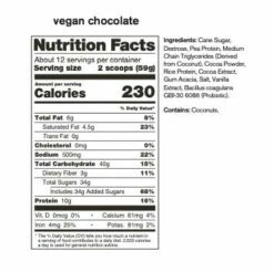 SKRATCH LABS Sport Vegan Recovery Drink Mix, Chocolate, 708g, 12 Serves -Wildernessshop Shop Sport Vegan Recovery Drink Mix Chocolate 708g5