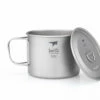 KEITH Single-Wall Titanium Mug With Handle/Lid 900ml (Ti3209)
