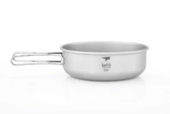 KEITH Titanium Bowl With Folding Handle (Ti5326)