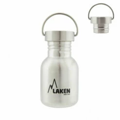 LAKEN Stainless Steel Basic Bottle 350ML Steel Screw Cap