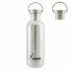 LAKEN Stainless Steel Basic Bottle 1L Steel Screw Cap