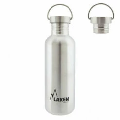 LAKEN Stainless Steel Basic Bottle 1L Steel Screw Cap