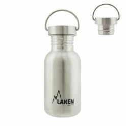 LAKEN Stainless Steel Basic Bottle 500ML Steel Screw Cap