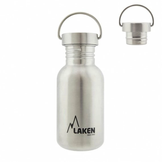 LAKEN Stainless Steel Basic Bottle 500ML Steel Screw Cap 1 LAKEN Stainless Steel Basic Bottle 500ML Steel Screw Cap