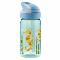 LAKEN KIDS TRITAN BOTTLE FLIP TOP 450ML -Wildernessshop Shop caballito tritan 045l bottle with summit cap seahorse