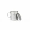 KEITH Single-Wall Titanium Mug With Handle/Lid 450ml (Ti3204)