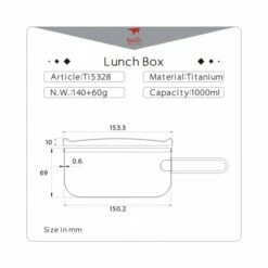 KEITH LUNCH BOX 1L (Ti5328) 7 KEITH LUNCH BOX 1L (Ti5328) -Wildernessshop Shop keith ti5328 1000ml lunchbox