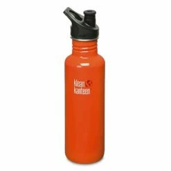 KLEAN KANTEEN 27OZ/800ML CLASSIC BOTTLE -Wildernessshop Shop kleankanteen 27oz 800ml flame orange