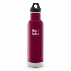 KLEAN KANTEEN 20OZ/591ML CLASSIC INSULATED BOTTLE -Wildernessshop Shop kleankanteen vacuum insulated bottle 20oz 591ml beetroot