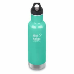 KLEAN KANTEEN 20OZ/591ML CLASSIC INSULATED BOTTLE -Wildernessshop Shop kleankanteen vacuum insulated bottle 20oz 591ml sea crest
