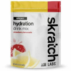 SKRATCH LABS Sport Hydration Drink Mix, Strawberry Lemonade, 440g, 20 Serves