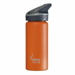 LAKEN STAINLESS STEEL THERMO BOTTLE FLIP TOP 500ML -Wildernessshop Shop stainless steel thermo bottle 05 l tj5 1 ORANGE