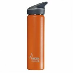 LAKEN STAINLESS STEEL THERMO BOTTLE FLIP TOP 750ML -Wildernessshop Shop stainless steel thermo bottle 075 l tj7 ORANGE